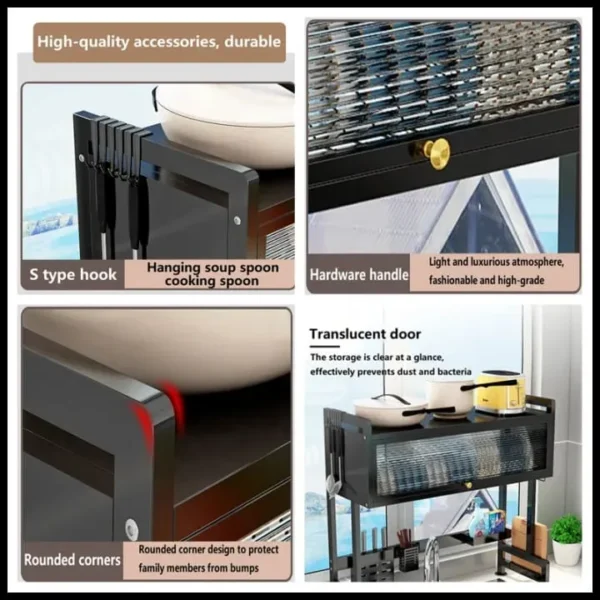 Sample Rack Or Shelf For Rice Sacks Stainless Steel Rice Rack – Kitchen Storage & Organizer ...
