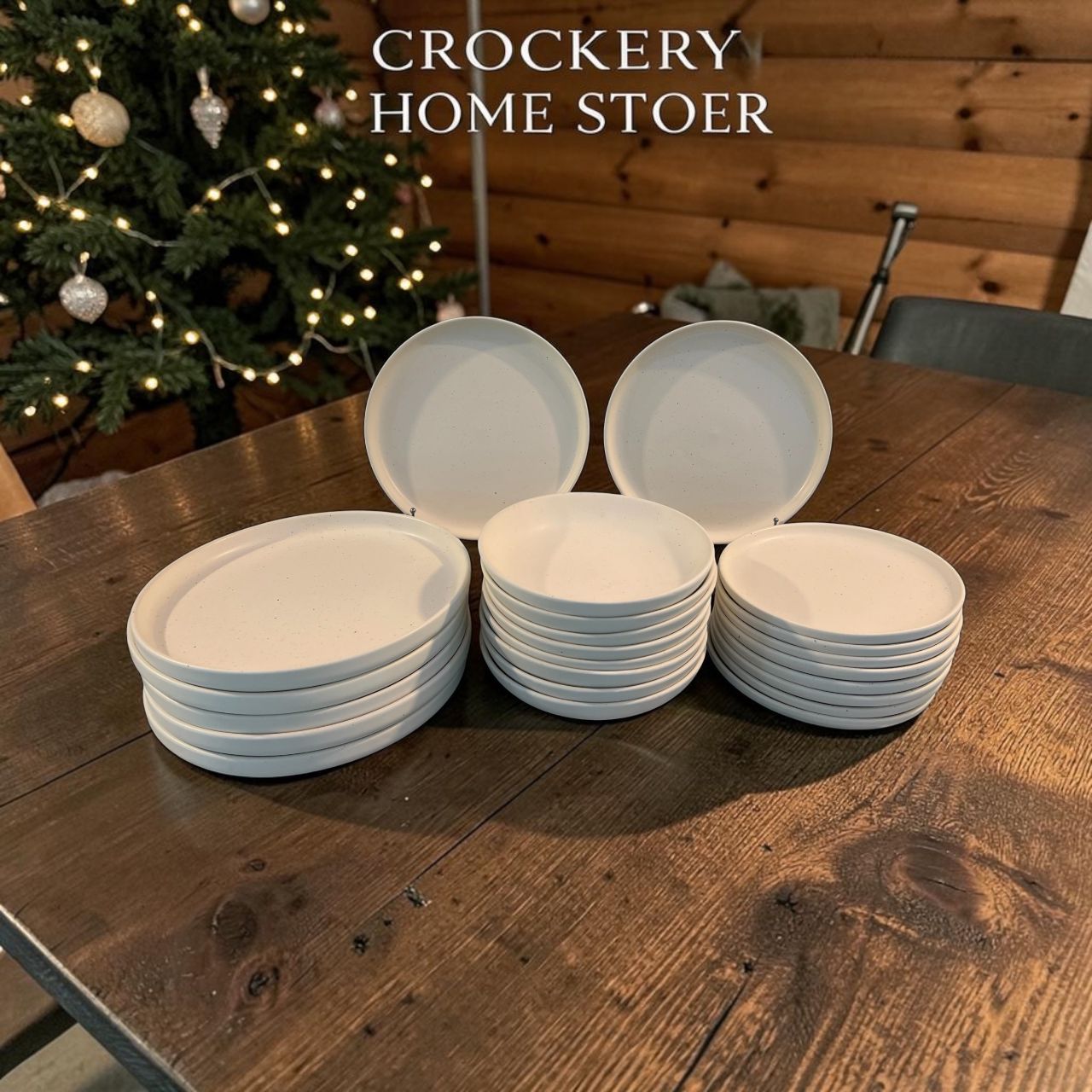 18PCS Ceramic Plate Set