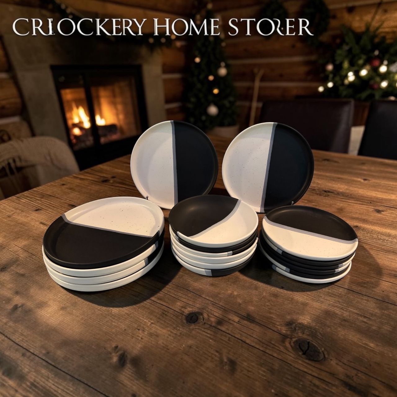 18PCS Ceramic Plate Set