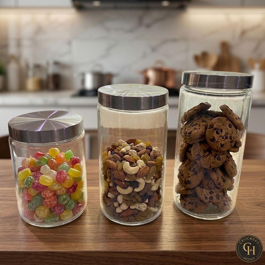 3PCS Jar Set – Stylish & Practical Storage Jars
