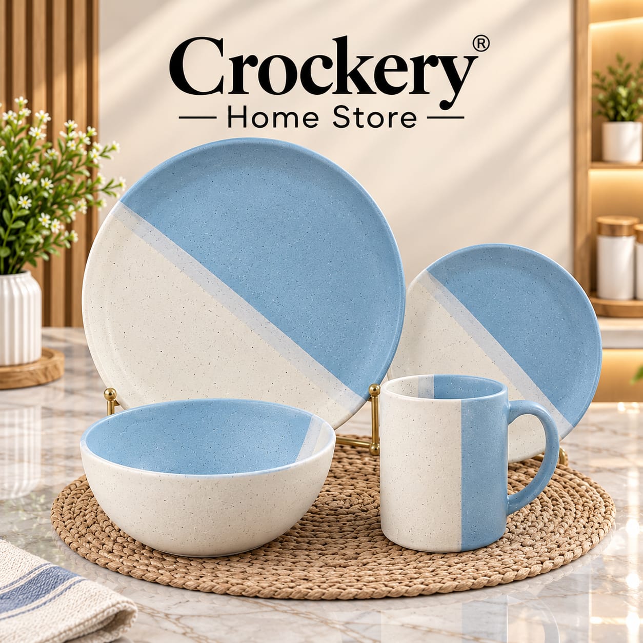 16PCS Breakfast Set for 4 Persons