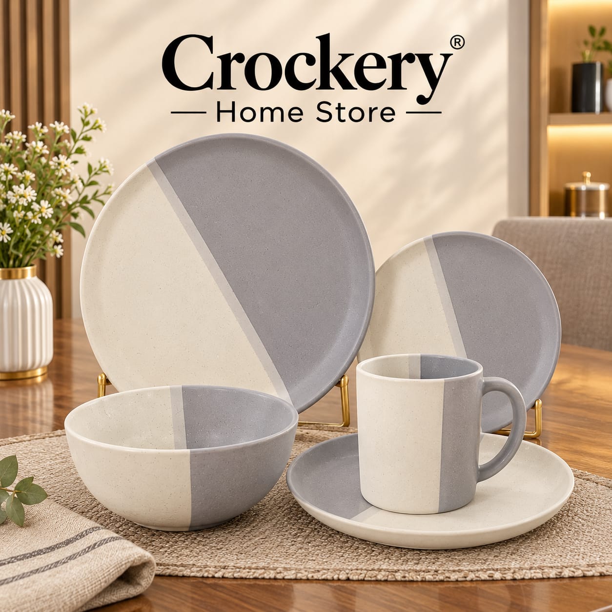 16PCS Breakfast Set for 4 Persons