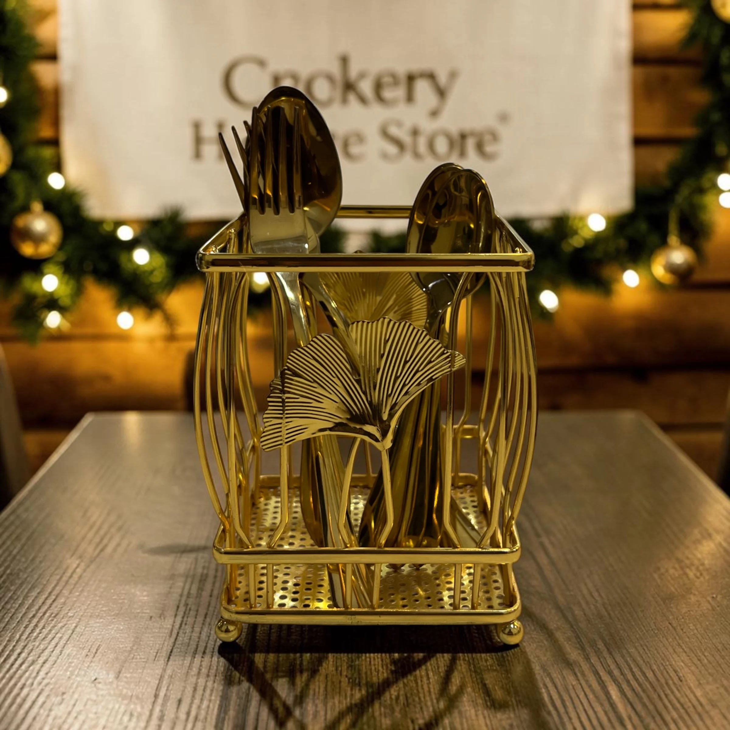 Golden Spoon Box