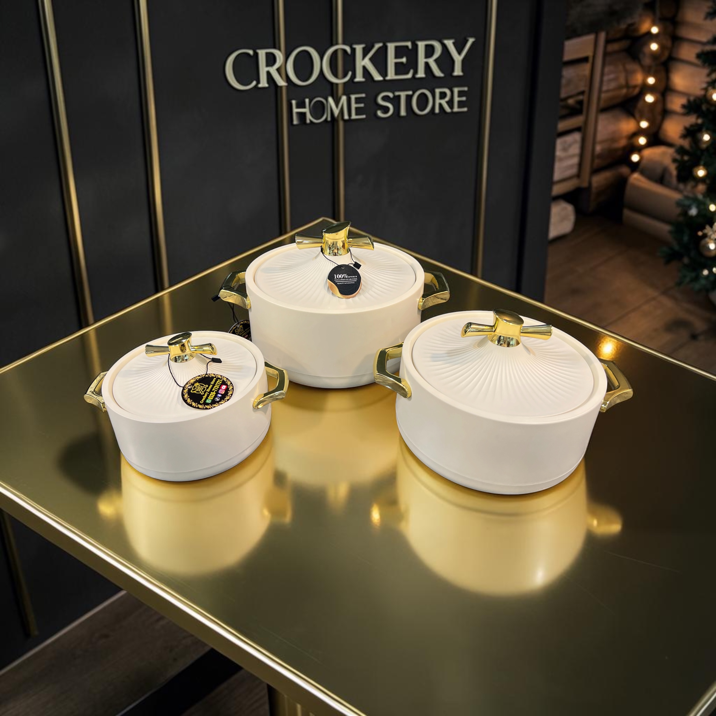 3PCS Fancy Hot Pot Set