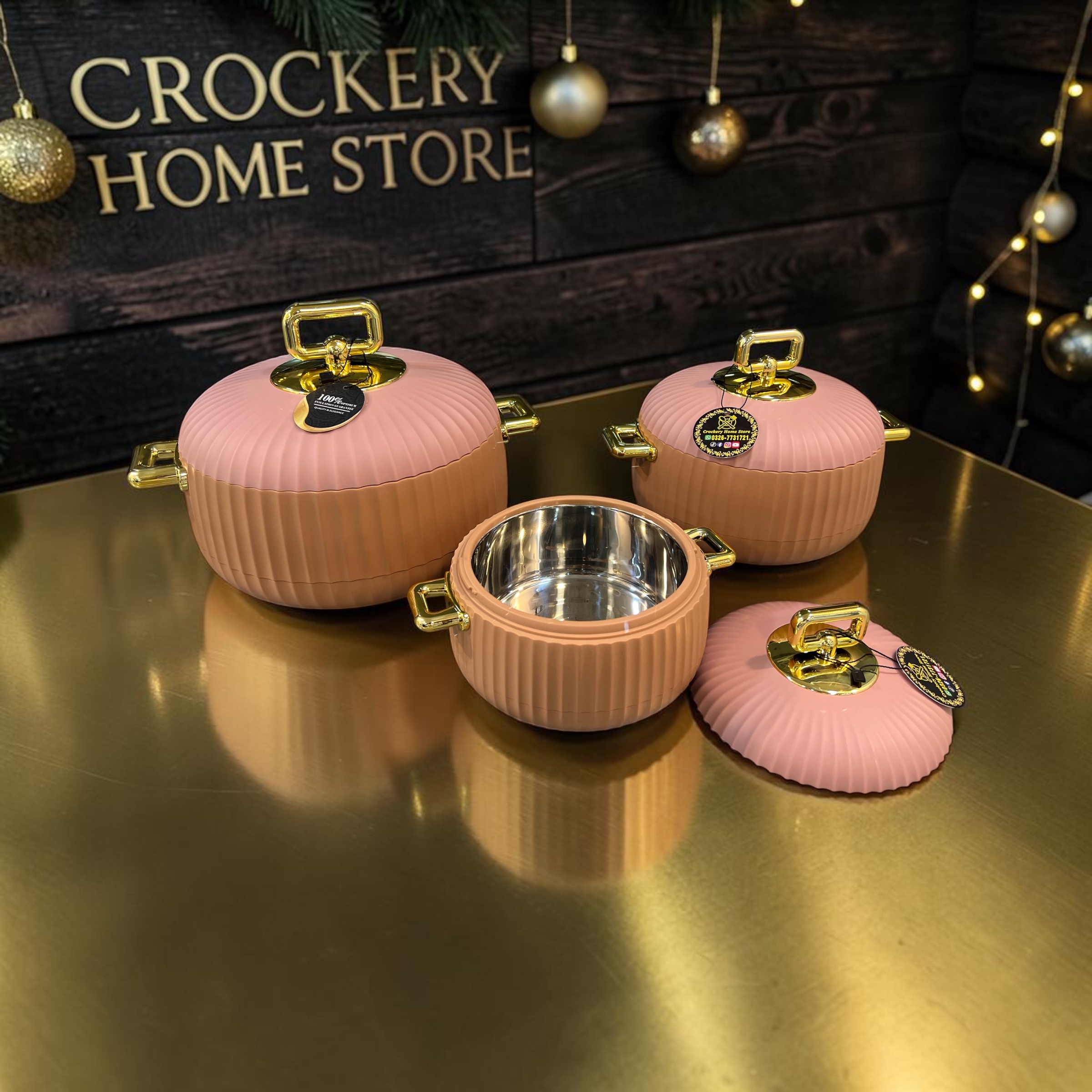 3PCS Fancy Hot Pot Set