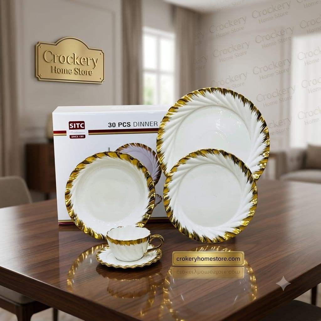 30PCS Breakfast Set – Complete Dining Set for Family Meals