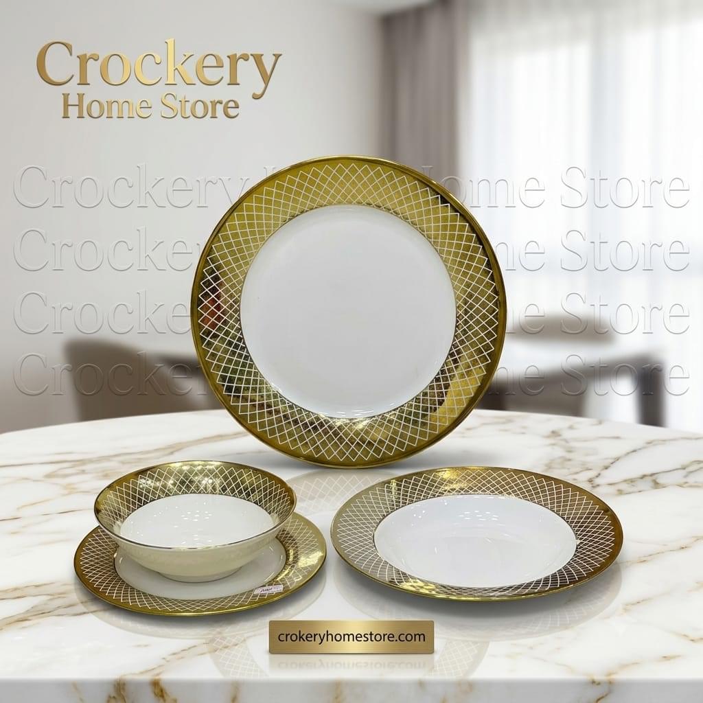 24PCS Bone China Breakfast Set – Premium Dining Set for Everyday Use