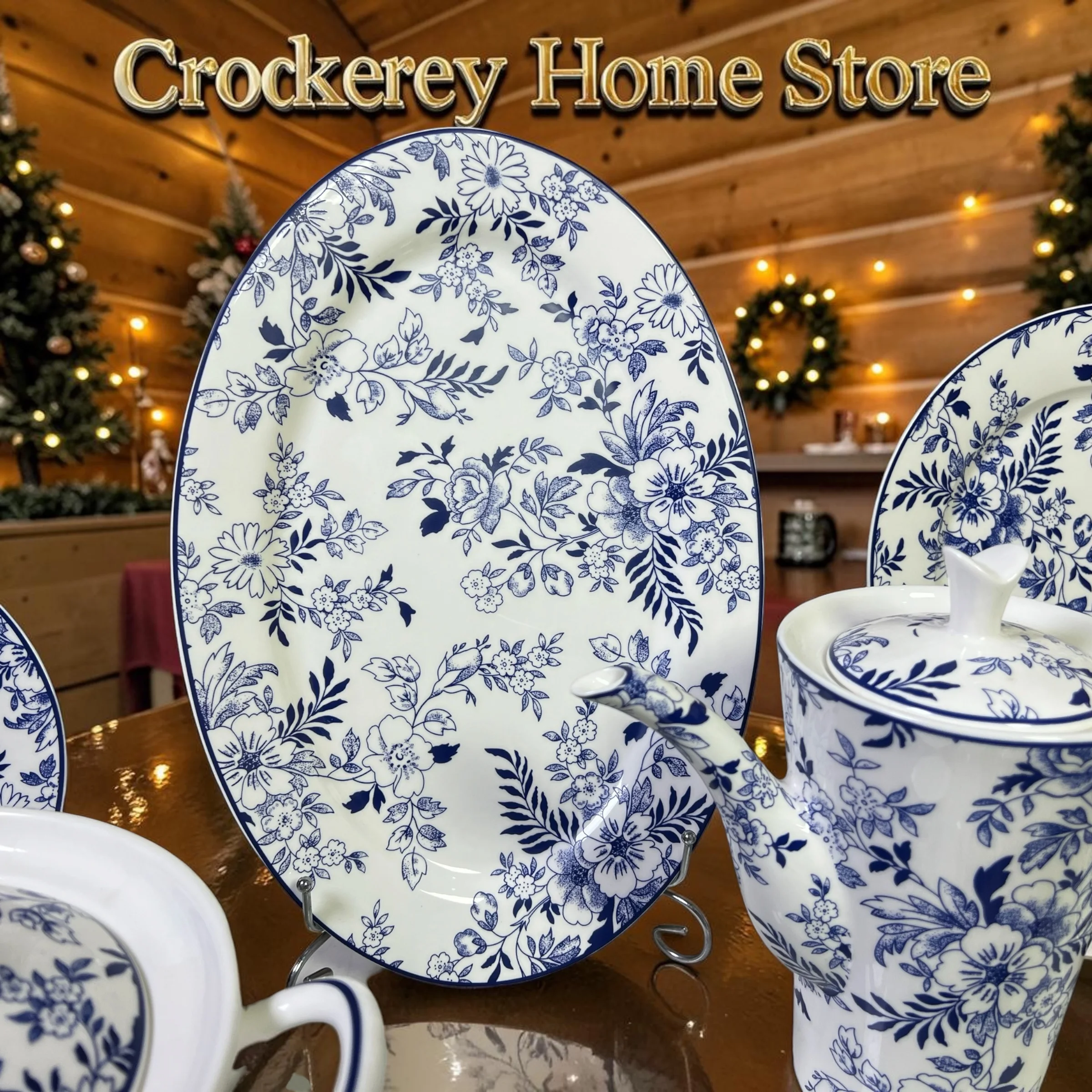 61PCS Royal White Bone China Dinner Set – Complete Dinnerware Set for 8 Persons - Image 8