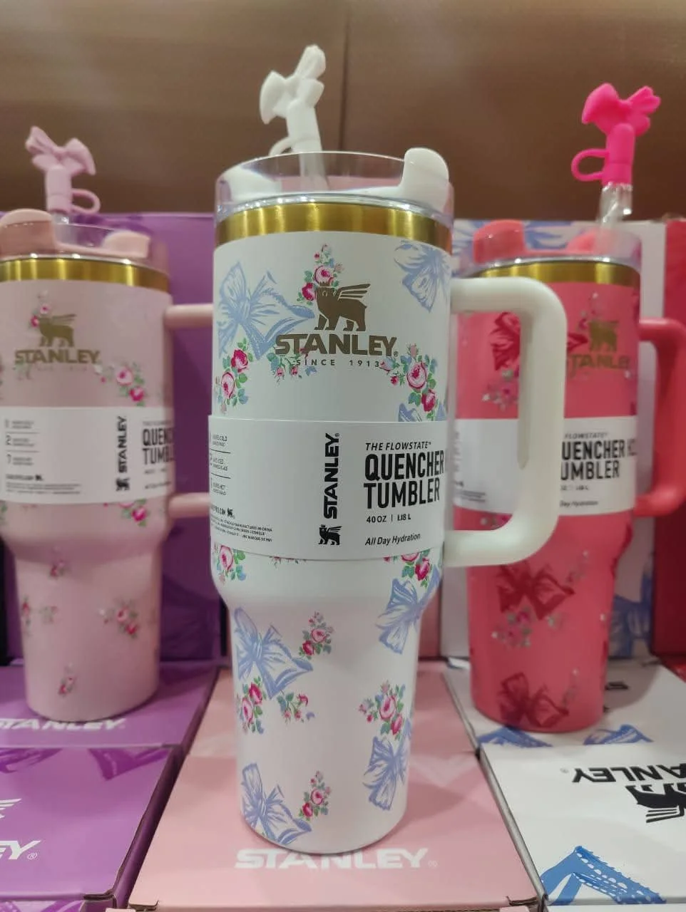 Stanley Tumbler – Insulated Stainless Steel Travel Mug with Handle & Straw